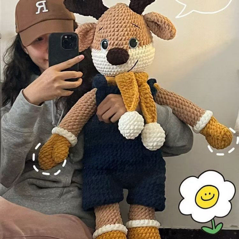Chunky Yarn Crochet Fawn Craft Kit