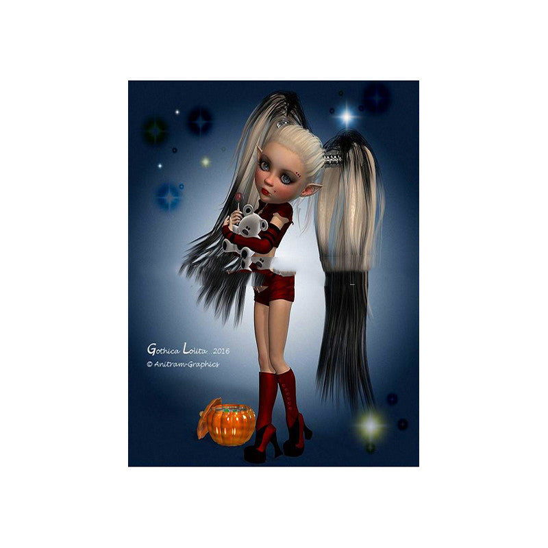 Halloween Diamond Painting Poster Kit