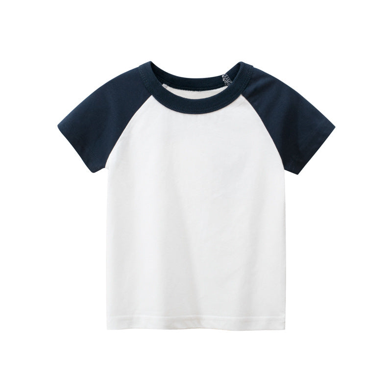 Kids' Solid-Color Cotton Tee