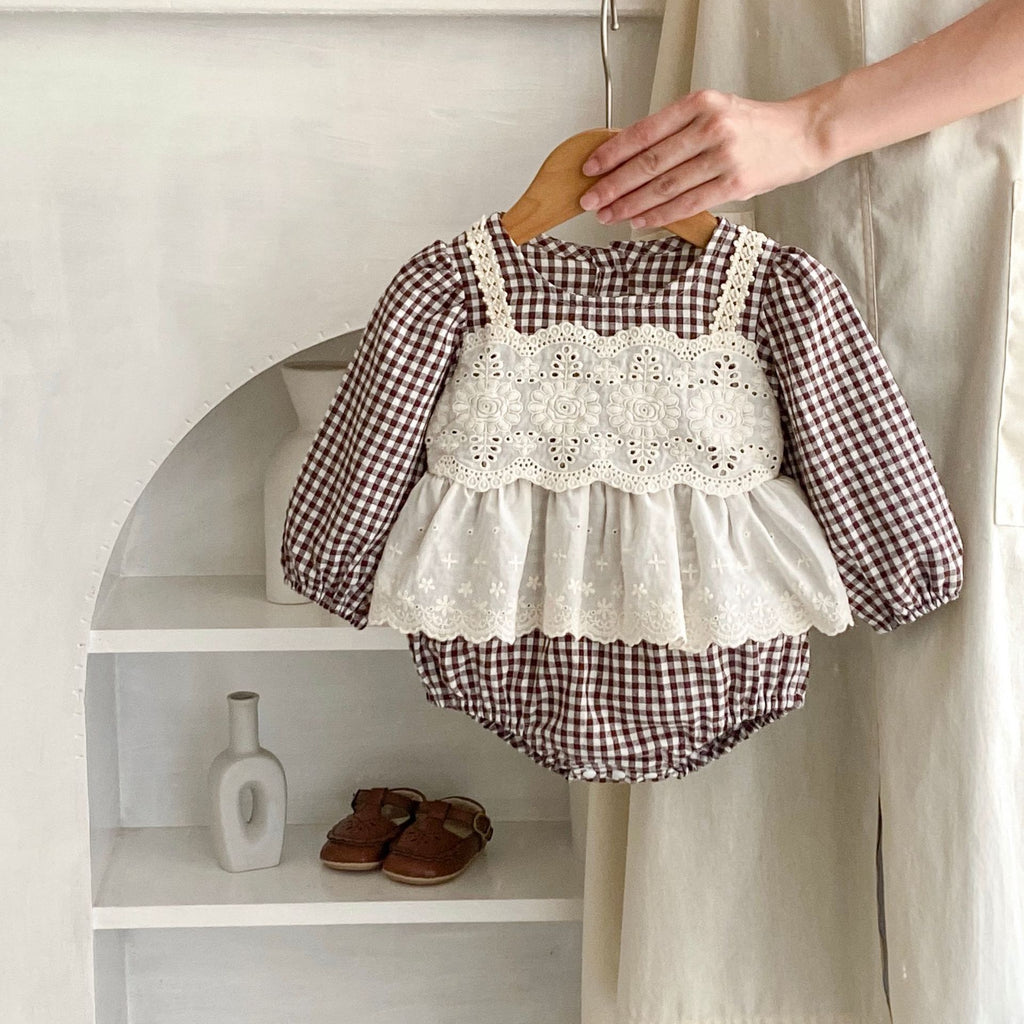 Baby Girl Lace Skirt Romper