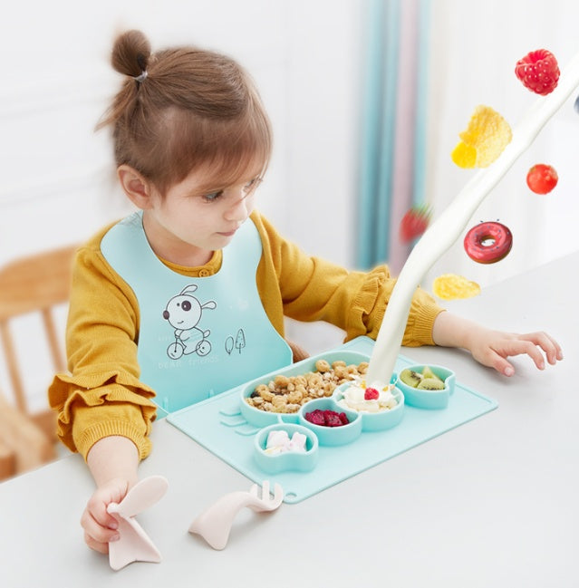 Silicone Suction Learning Bowl