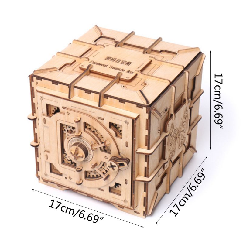 Wooden Puzzle Treasure Box