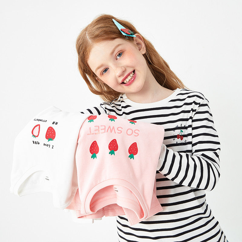 Big Girls' Striped Long-Sleeve Top