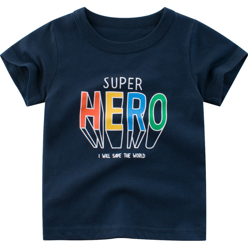 Kids' Letter-Print Sport Tee