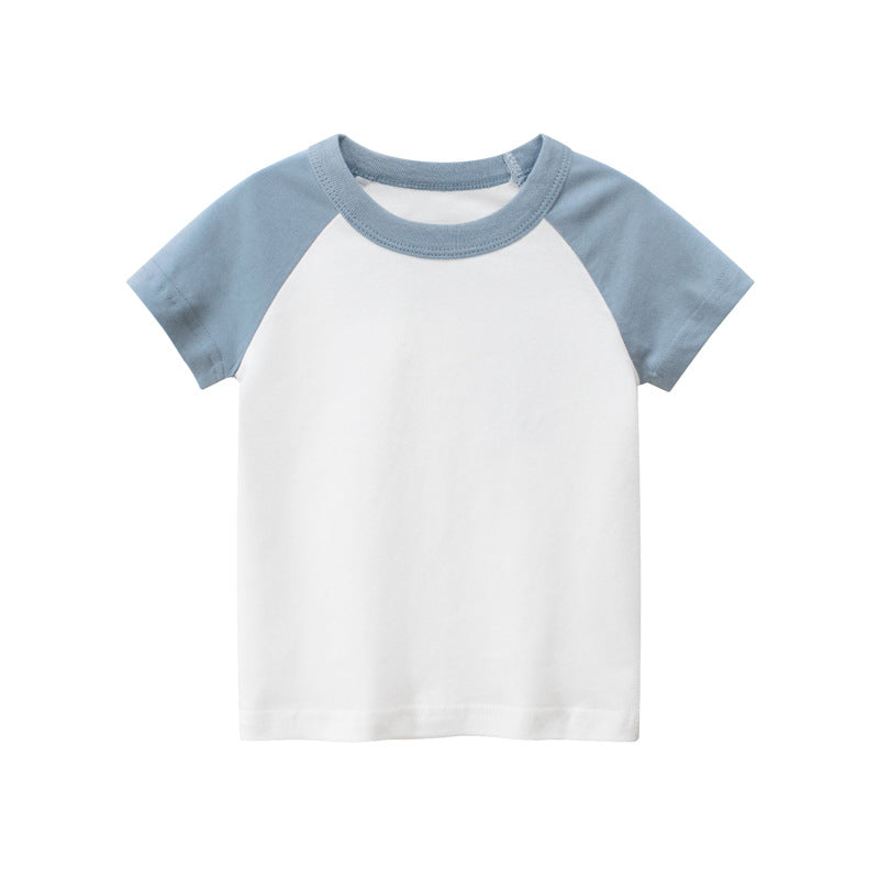 Kids' Solid-Color Cotton Tee