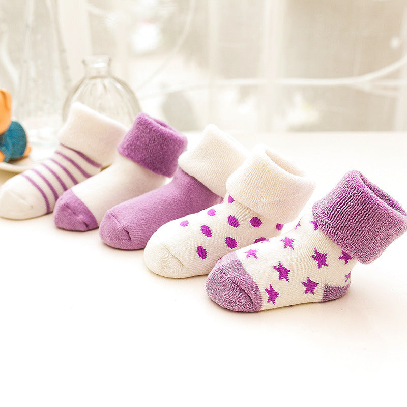Kids' Thick Terry Warm Socks