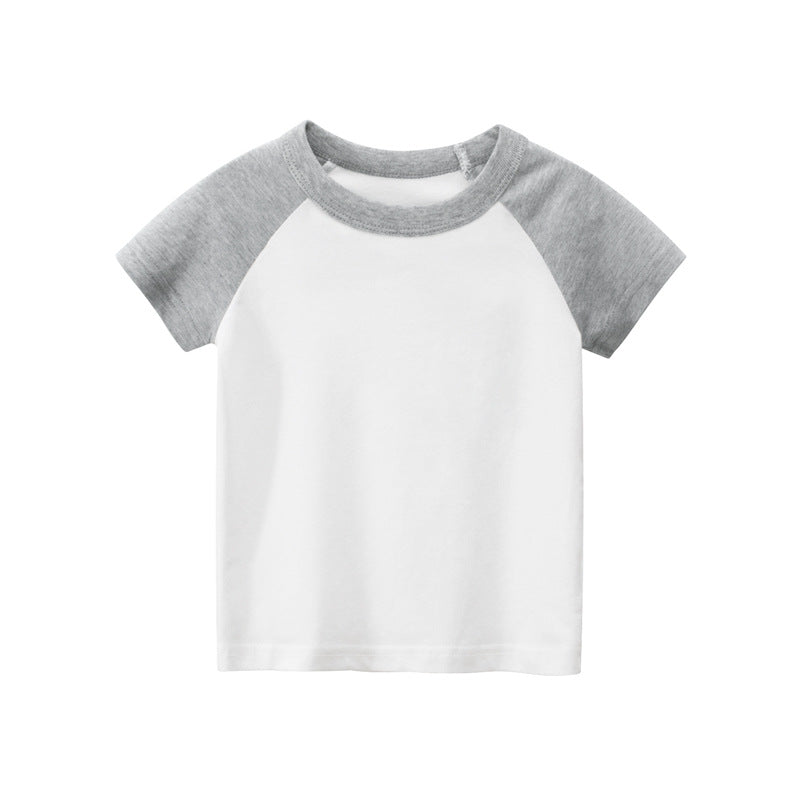 Kids' Solid-Color Cotton Tee