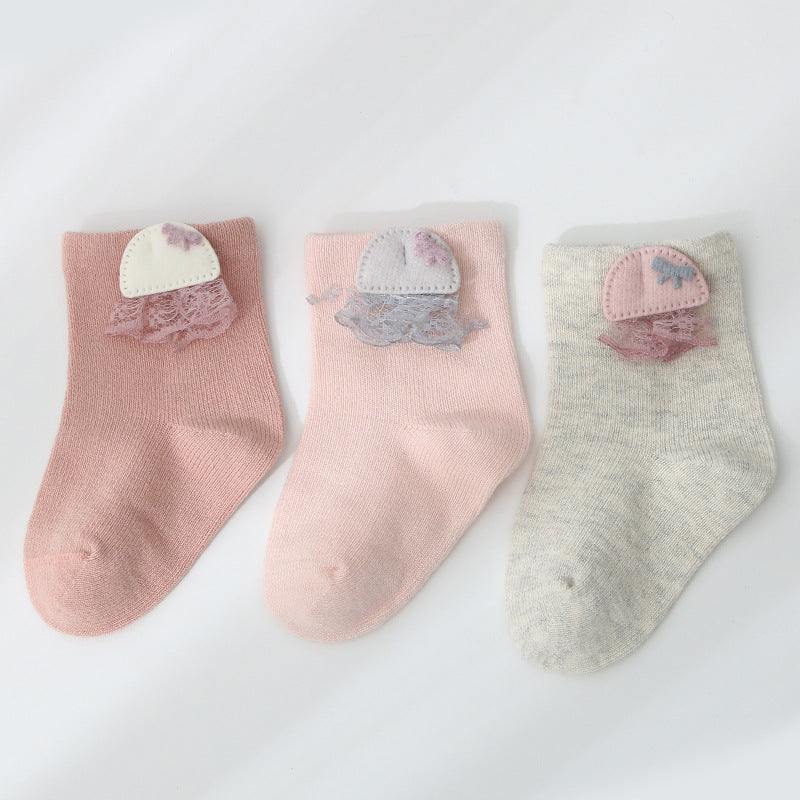 Baby Cartoon Boneless Cotton Socks