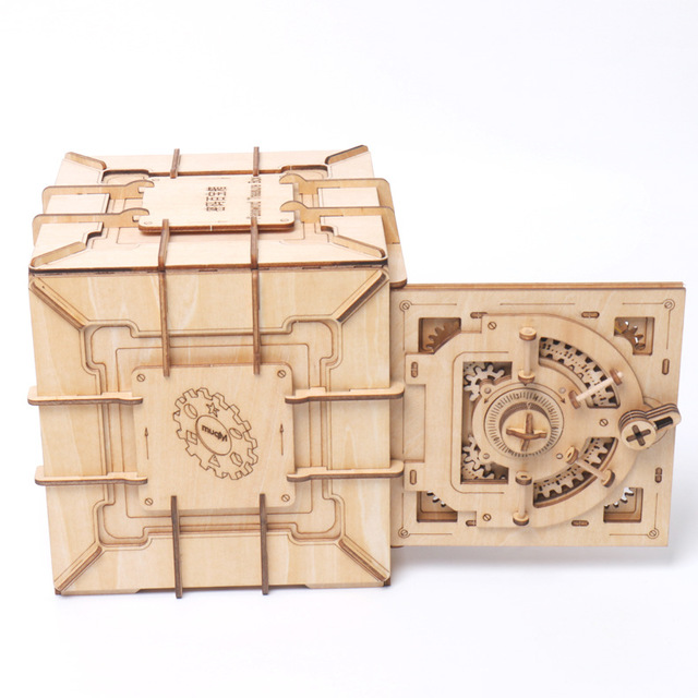 Wooden Puzzle Treasure Box
