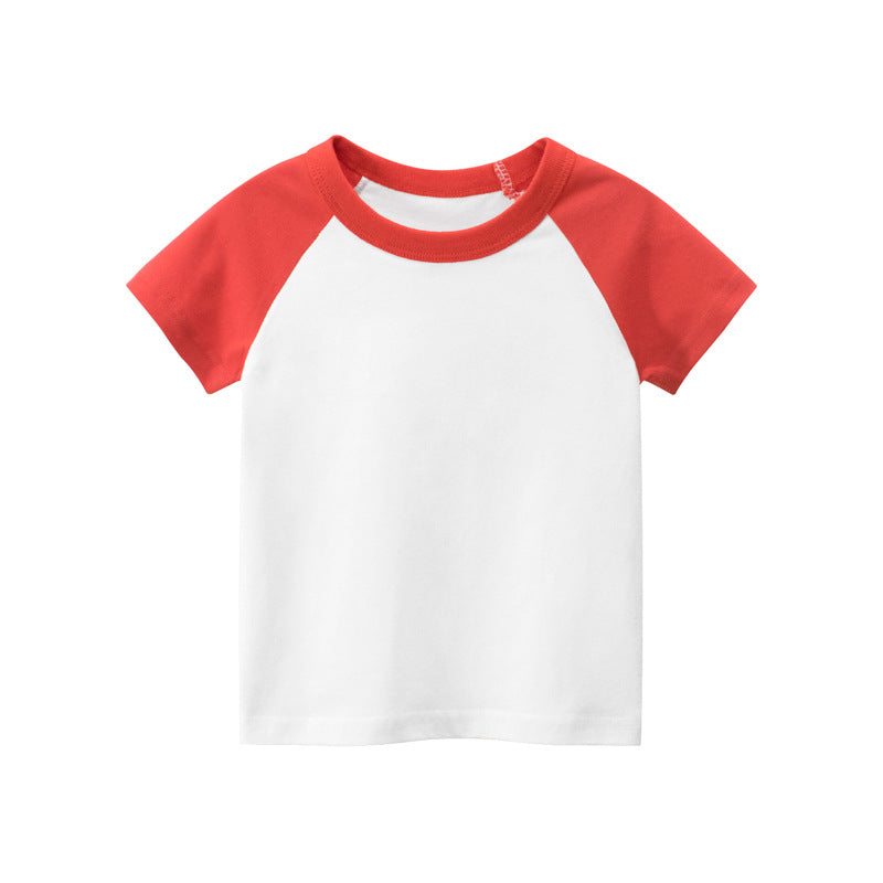 Kids' Solid-Color Cotton Tee