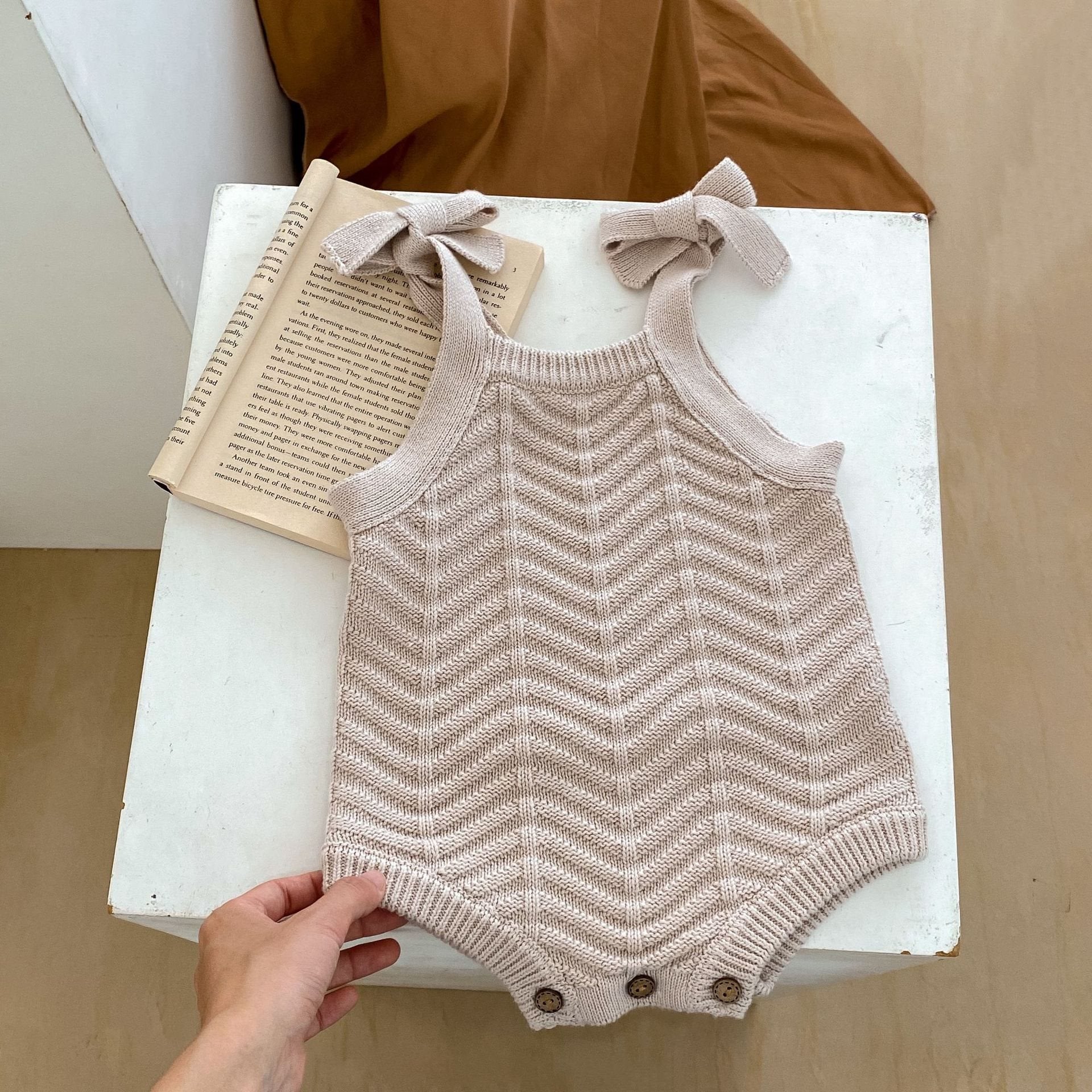Baby Girl Sleeveless Romper