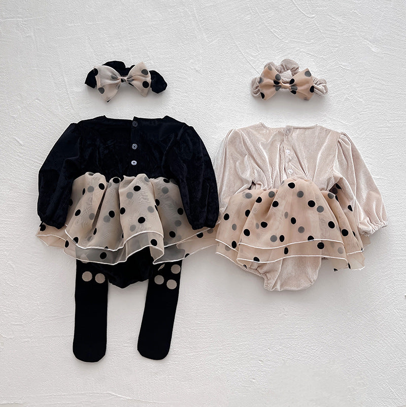 Baby Polka-Dot Romper