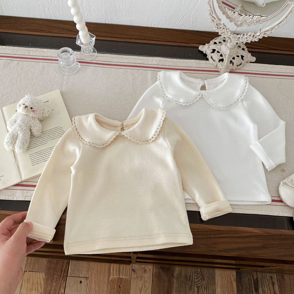 Girls' Solid-Color Cotton Tee