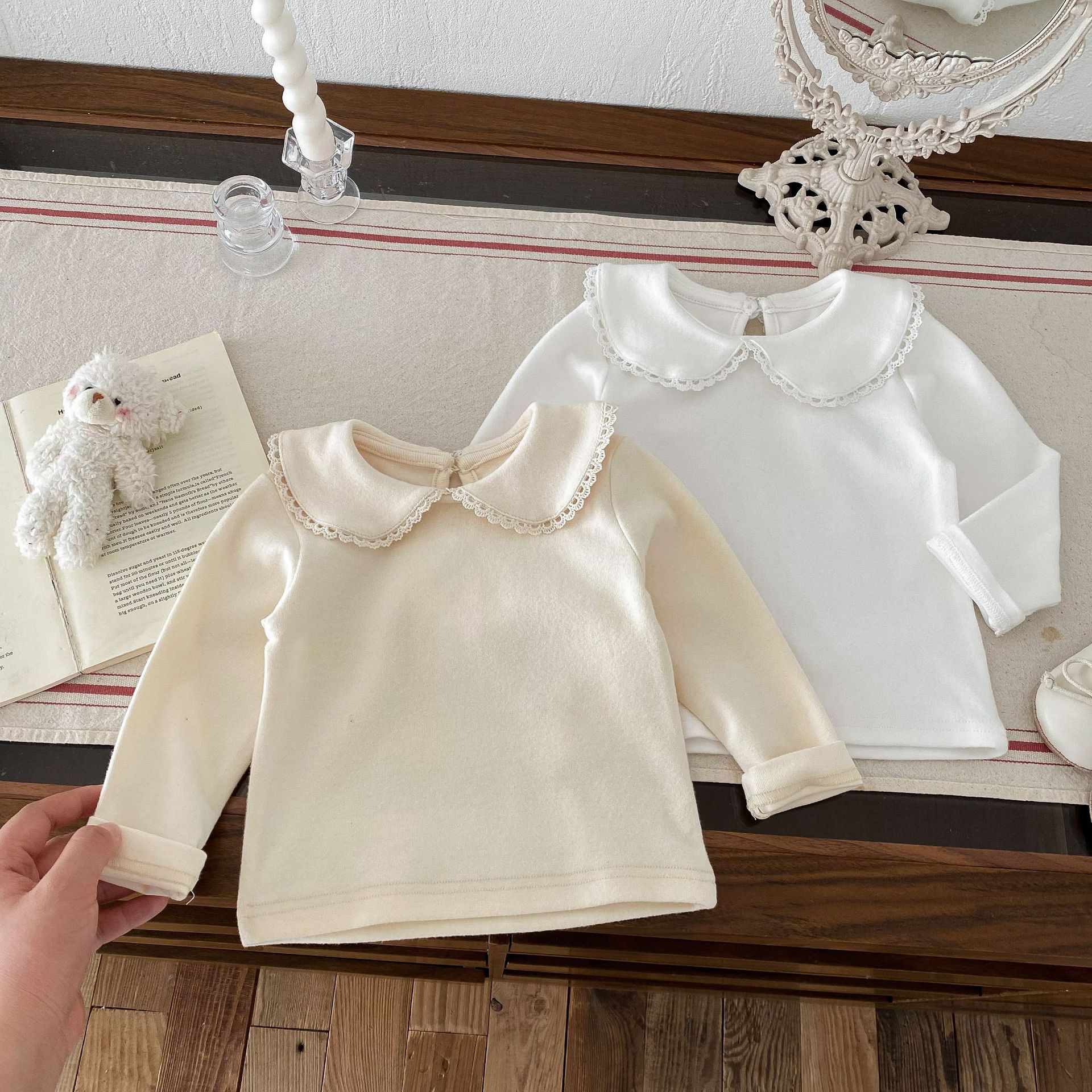 Girls' Solid-Color Cotton Tee