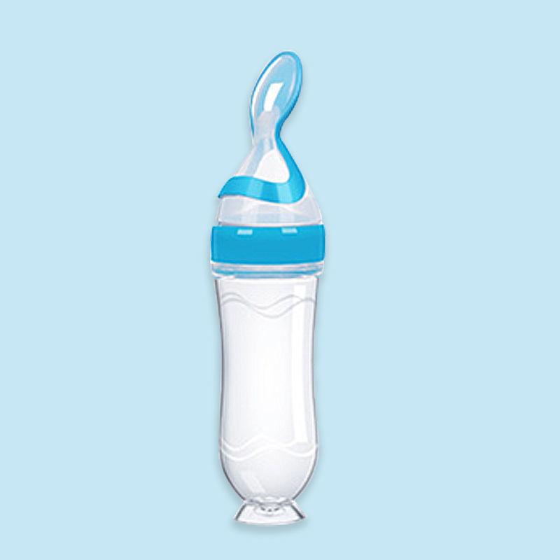Silicone Squeeze Feeding Spoon Bottle