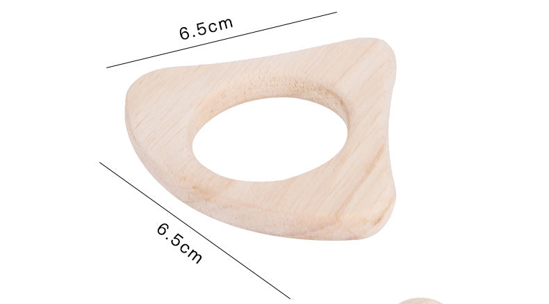 Wooden Rattle Four-piece Educational Toys