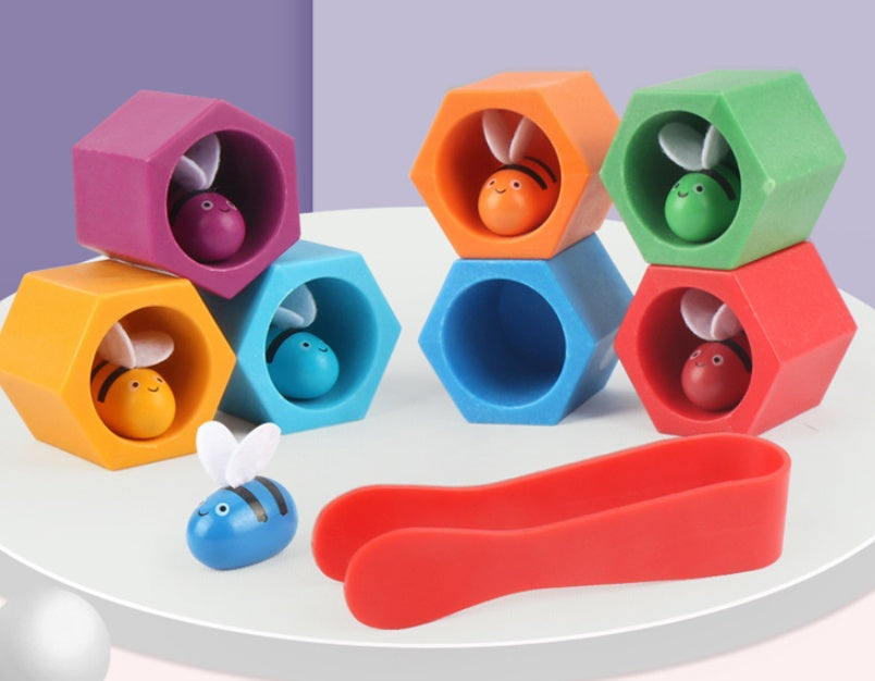 Wooden Bee-Catching Coordination Game