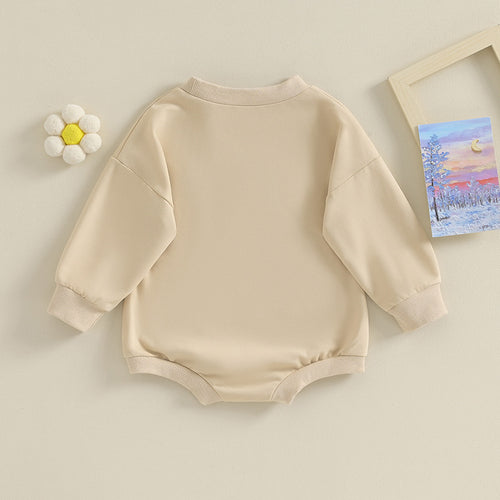 Baby Embroidered Long-Sleeve Romper