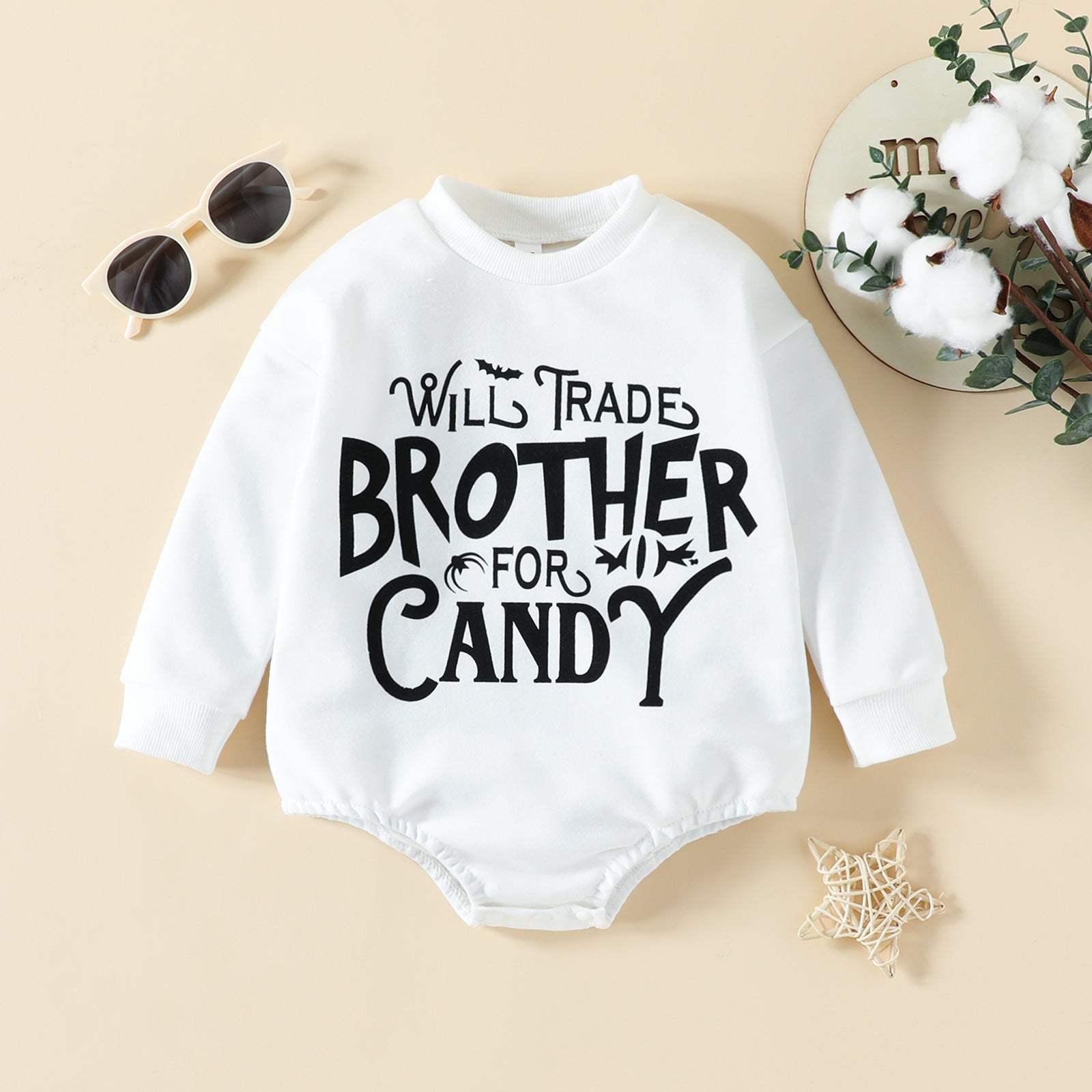 Baby Halloween Long-Sleeve Romper