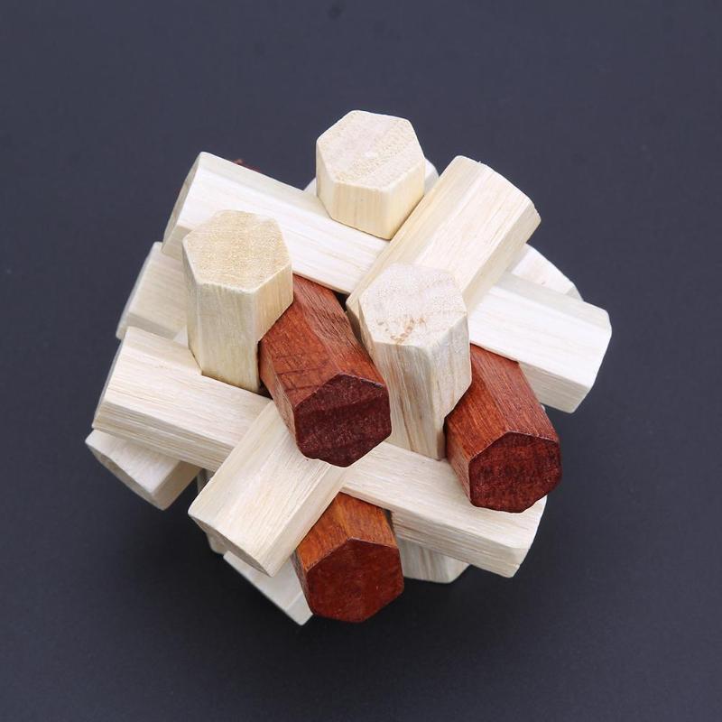Luban Lock 3D Wooden Brain Teaser