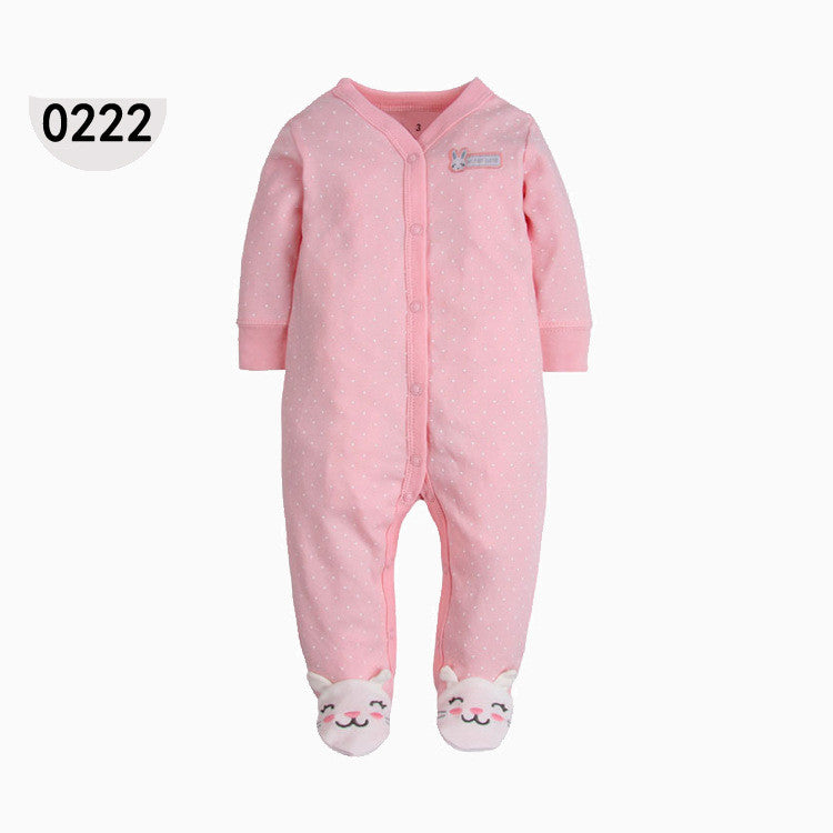 Baby Footed Cotton Onesie