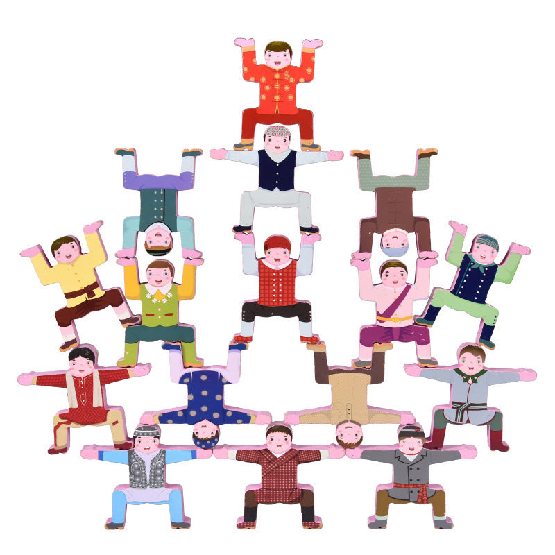 Wooden Building Block Set