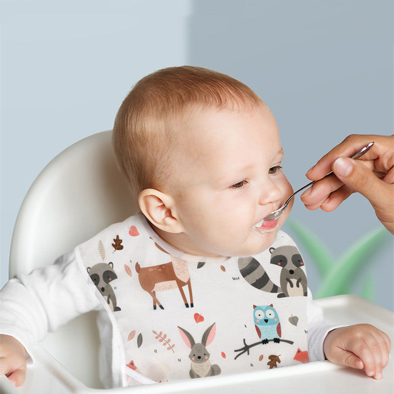 TPU-Coated Waterproof Baby Bib