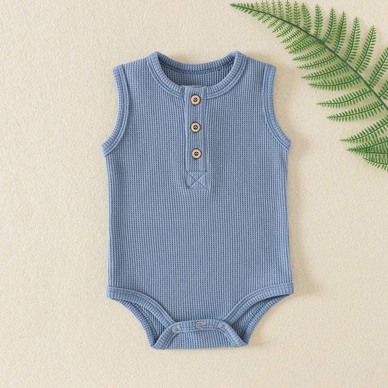 Newborn Knitted Sleeveless Romper