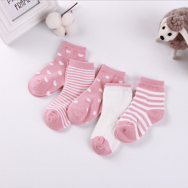 Kids' Cotton Jacquard Socks