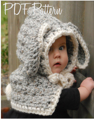 Baby Bear Hooded Scarf Hat