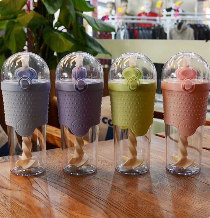 Kids' 500 ml Straw Sports Bottle