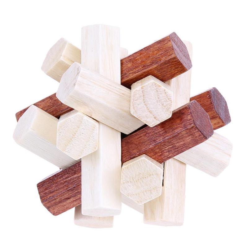 Luban Lock 3D Wooden Brain Teaser