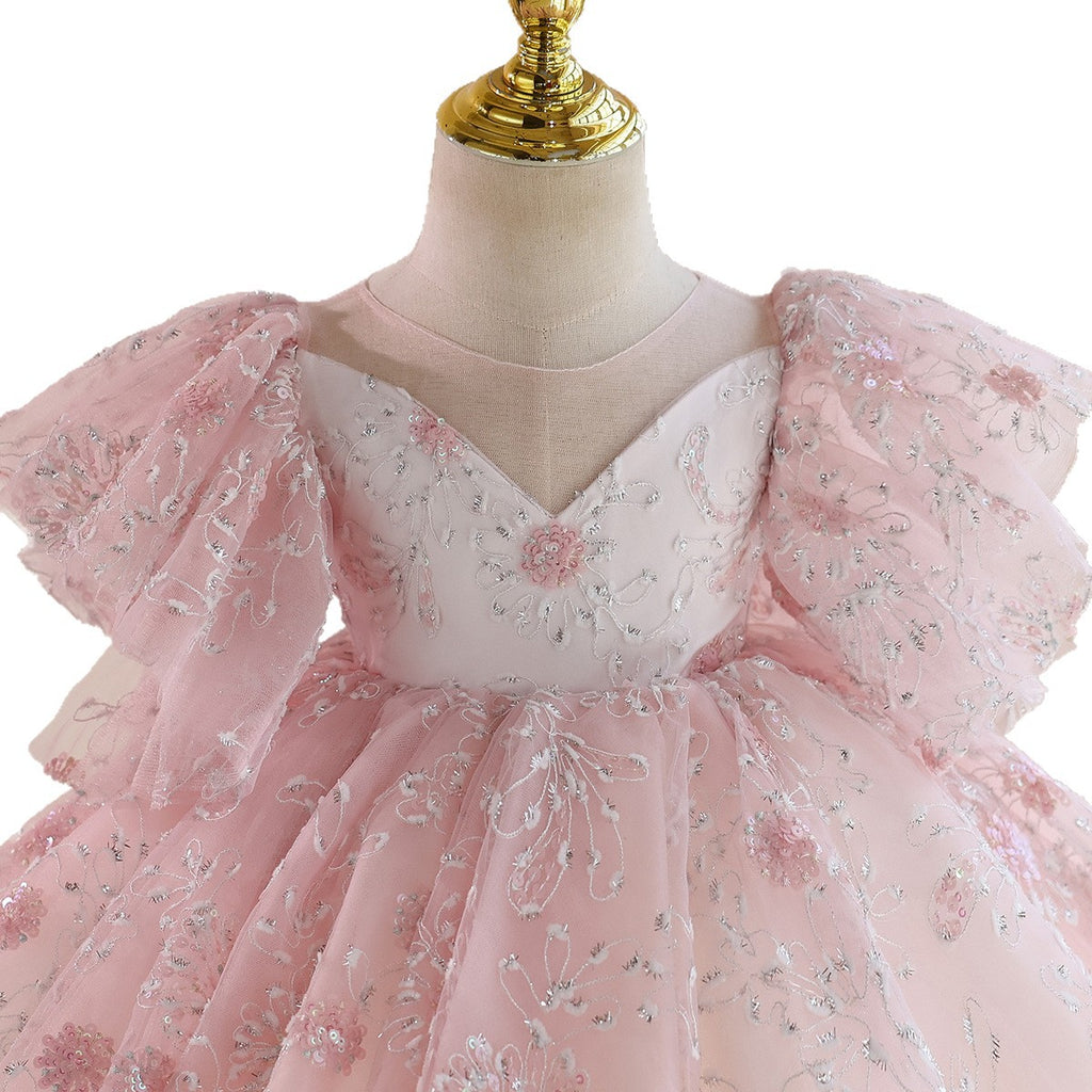 Girls' Tulle Tutu Performance Dress