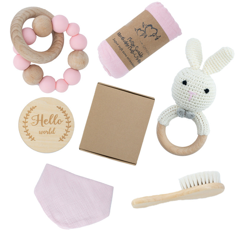 Wooden Teether Gift Box Set