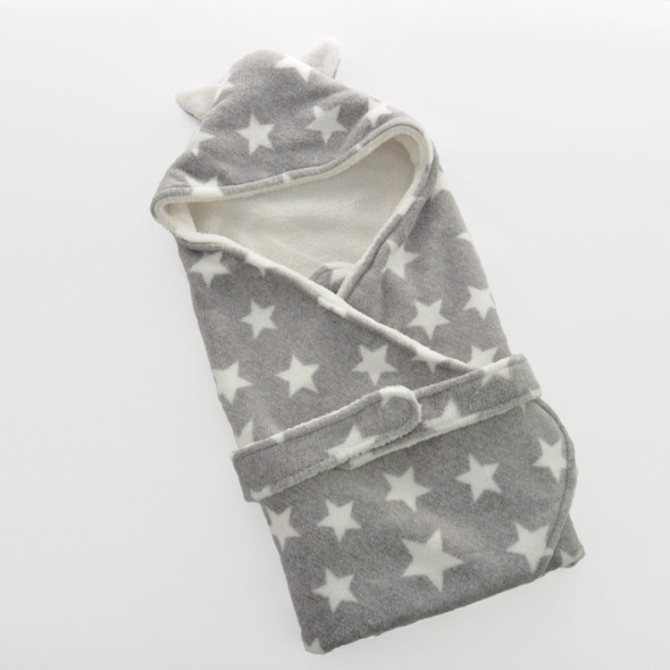 Coral Fleece Star Hug Blanket