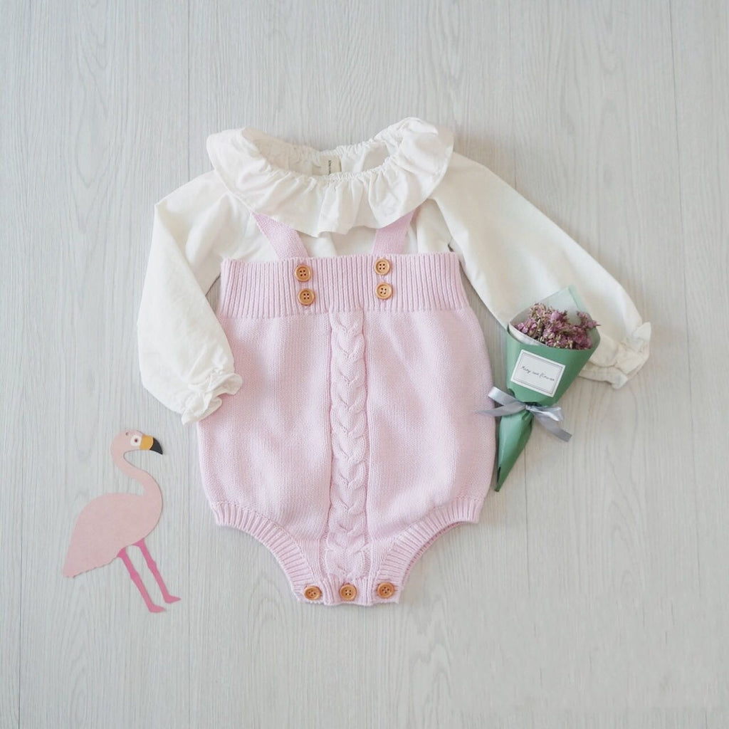 Baby Knitted Sleeveless Onesie