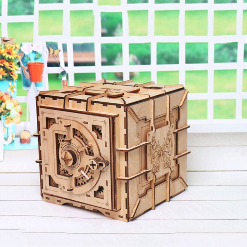 Wooden Puzzle Treasure Box