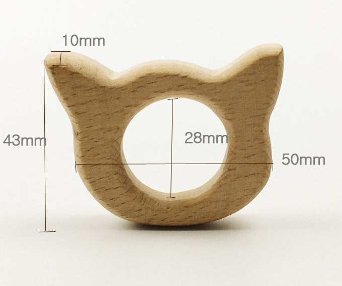 Beech Wood Teether Set (5-Piece)