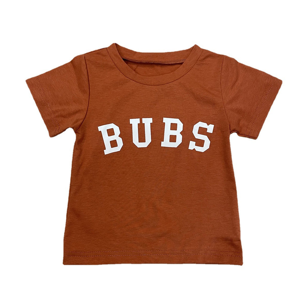 Kids' Letter-Print Pullover Tee