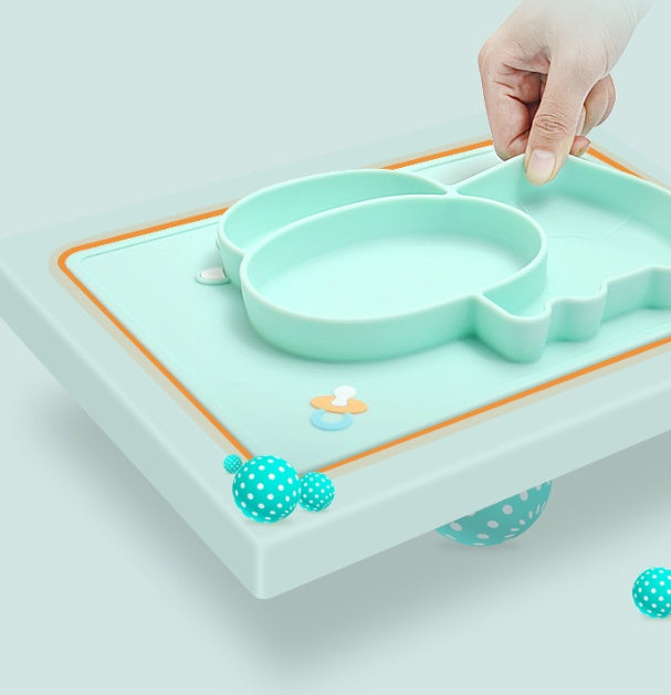 Silicone Suction Learning Bowl