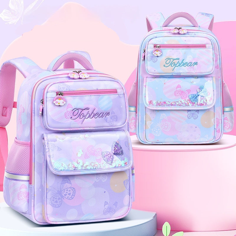 Kids' Spine-Protect Cartoon Backpack