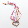 Wooden Rainbow Ribbon Wand