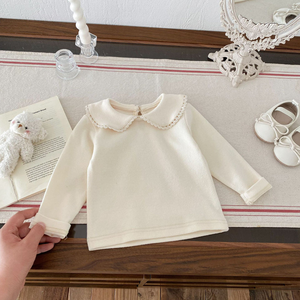 Girls' Solid-Color Cotton Tee