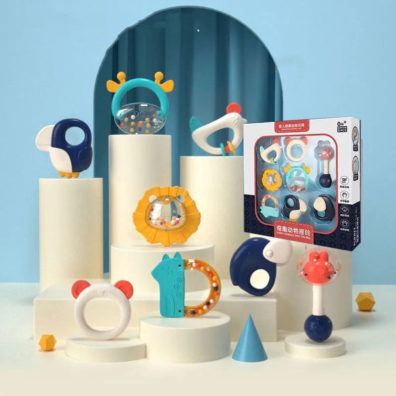 Baby Rattle Educational Gift Set