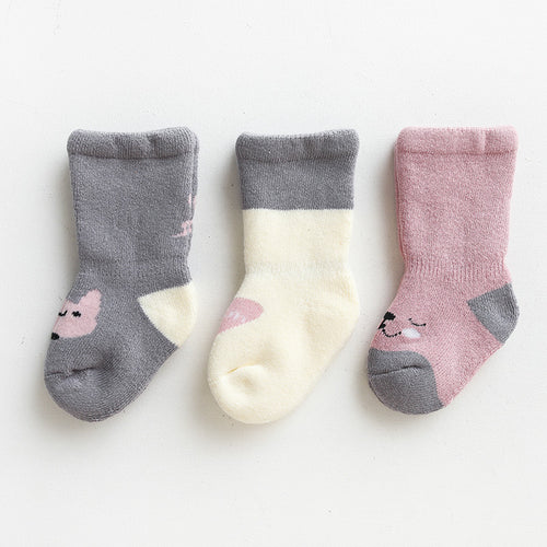 Baby Combed-Cotton Warm Socks