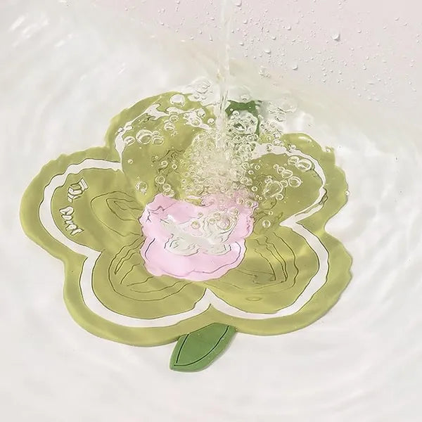 2PCS Flower Shaped Silicone Bathtub Drain Cover, Flat Drain Plug For Kitchen, Bathtub And Laundry, Toddler Bath Essentials, Kids Bathtub Accessories Bathroom Accessories