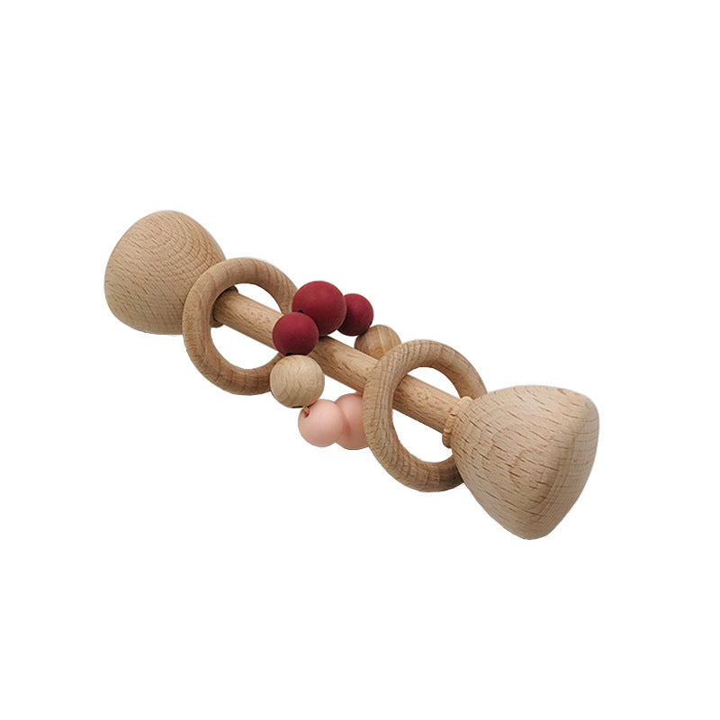 Beech Wood Rattle & Teether