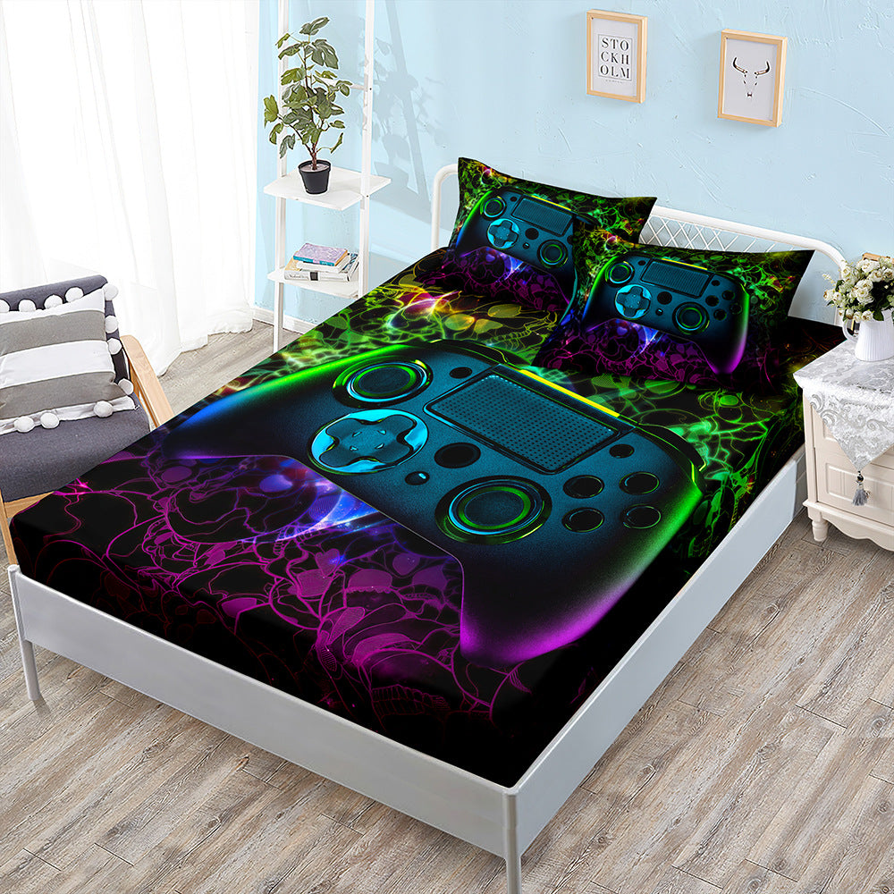 Gamepad Fitted Sheet Bedding Set