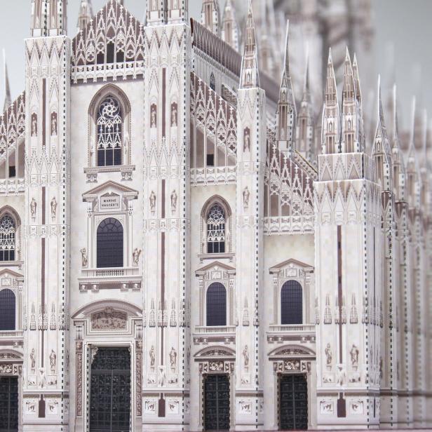 3D Milan Cathedral Paper Model Kit