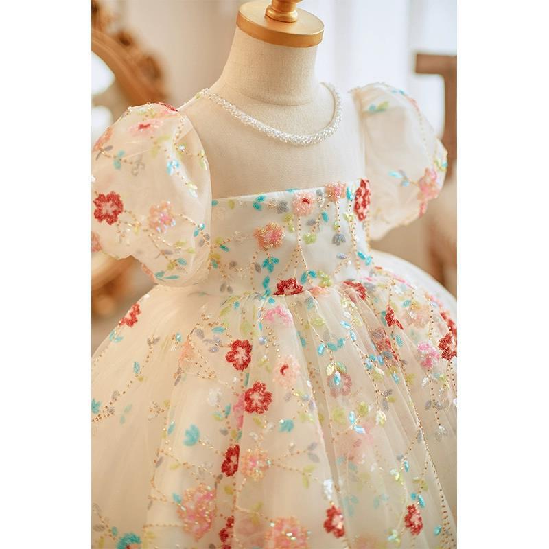 Girls' Flower Girl Pettiskirt Dress